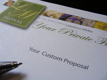 Custom Floral Proposal